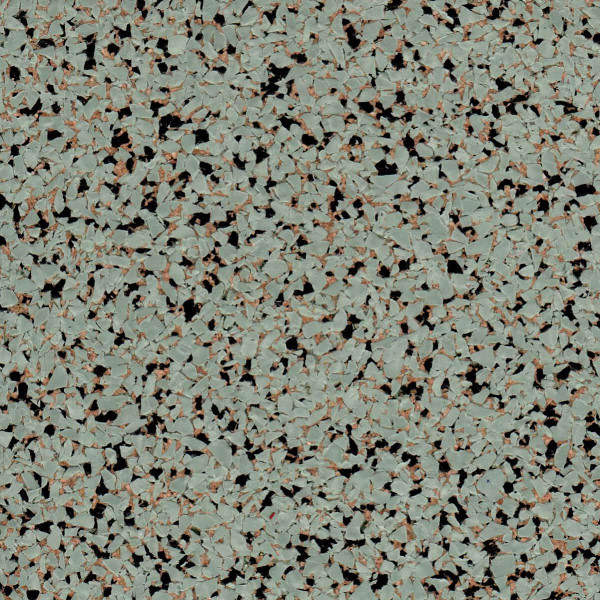 Light green rubber cork floor tile